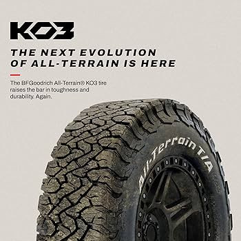 BFGoodrich All-Terrain T/A KO3 Car Tire for Light Trucks, SUVs, and Crossovers, LT275/70R18/E 125... | Amazon (US)