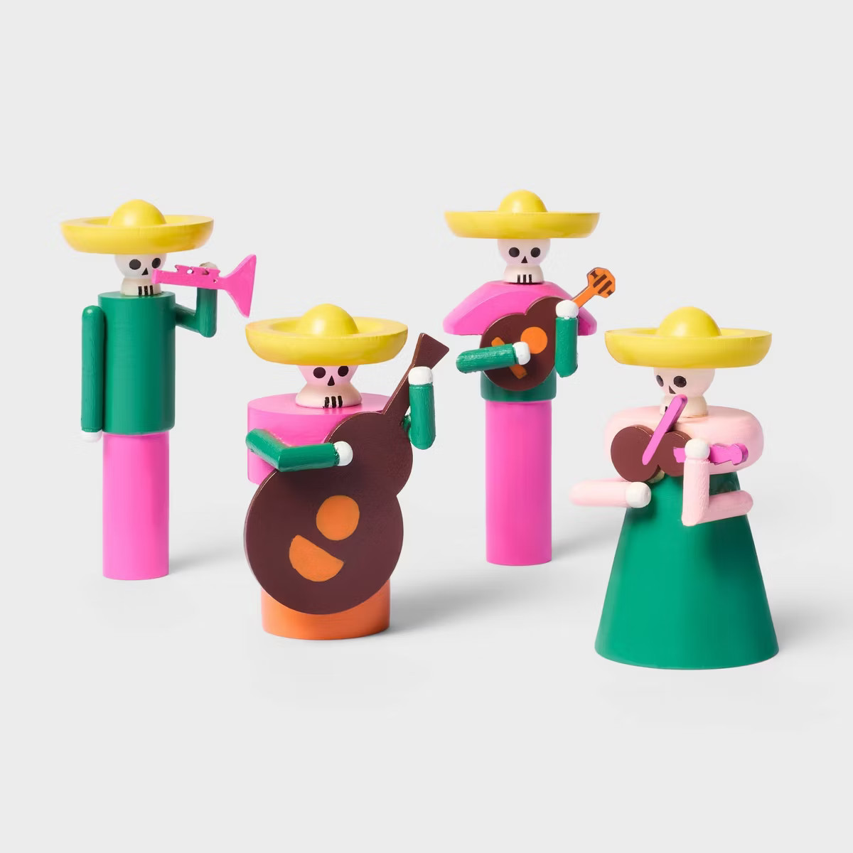 Día de Muertos 4" Calaveritas Mini Figurine Set | Target