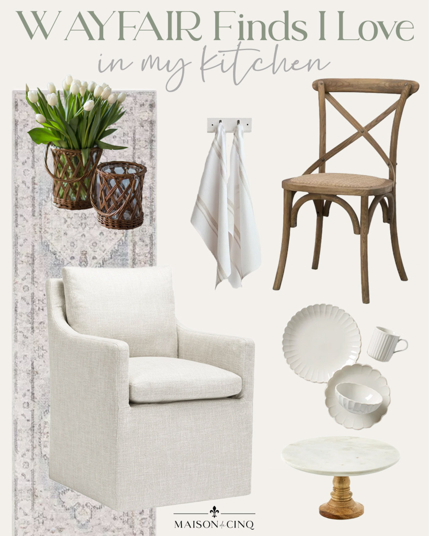 My Wayfair favorites I have in my kitchen and breakfast room!!

Home decor, kitchen decor, dining chairs, dishes, tabletop, runner 


#LTKHome #LTKFindsUnder100