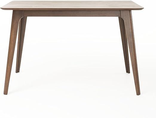 Christopher Knight Home Gideon Wood Dining Table, Natural Walnut Finish | Amazon (US)