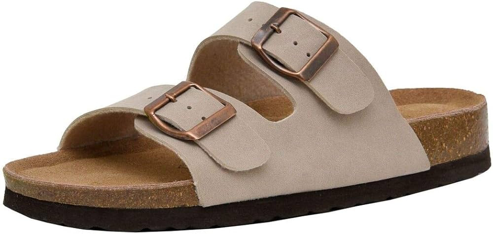 CUSHIONAIRE Women's Lane Cork Footbed Sandal With +Comfort, | Amazon (US)