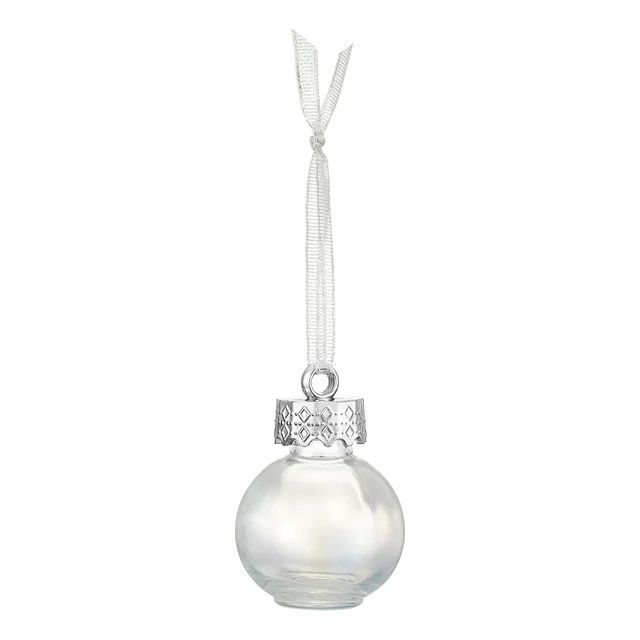 Holiday Time 2-Oz Glass Christmas Ornament Shot Glass, Iridescent | Walmart (US)