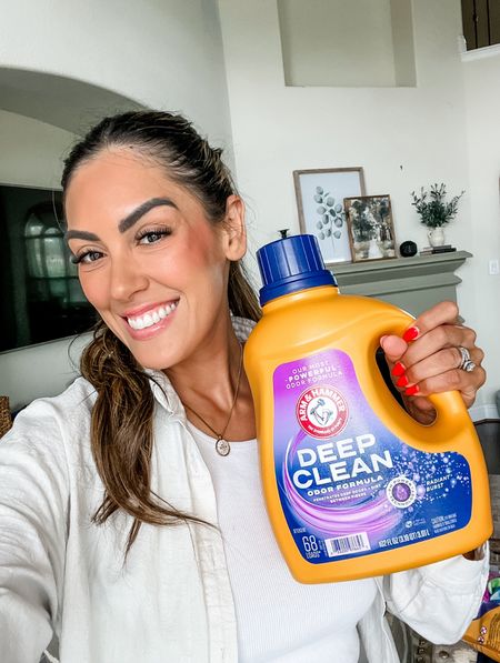 #ad I’m partnering with Arm & hammer to share with you that their new deep clean oder formula is here!! you all know that working out is definitely therapy for me but that also means a lot of stinky workout clothes on a daily basis 💙
everyday dirt and stink linger deeper than you think & with Arm & Hammer Deep Clean Odor Formula Radiant Burst Laundry Detergent is the most powerful odor-eliminating formula from Arm & Hammer yet 🤩 it allows the ionic micro-scrubbers to penetrate odors and dirt deep between fibers & eliminates odors with a radiant burst scent leaving your clothes smelling clean and fresh💛 shop it in the link in my bio!! #AHDeepClean #DeepClean #ArmandHammeePartner #TikTokMadeMeBuyIt