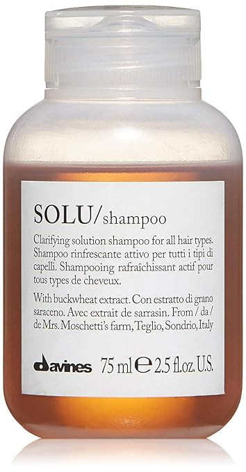Davines SOLU Shampoo, Clarify And Remove Residue, Refresh Scalp And Leave Hair Shiny And Soft | Amazon (US)