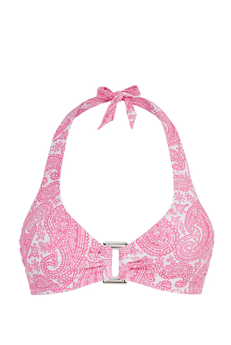 Ischia Rectangle Halterneck Top | Heidi Klein