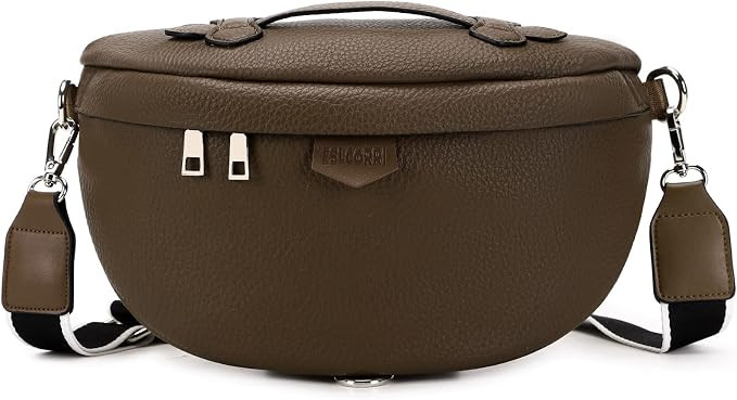 Eslcorri Crossbody Bags for Women - Fashion Sling Purse Shoulder Bag Fanny Pack Leather Causal Ch... | Amazon (US)
