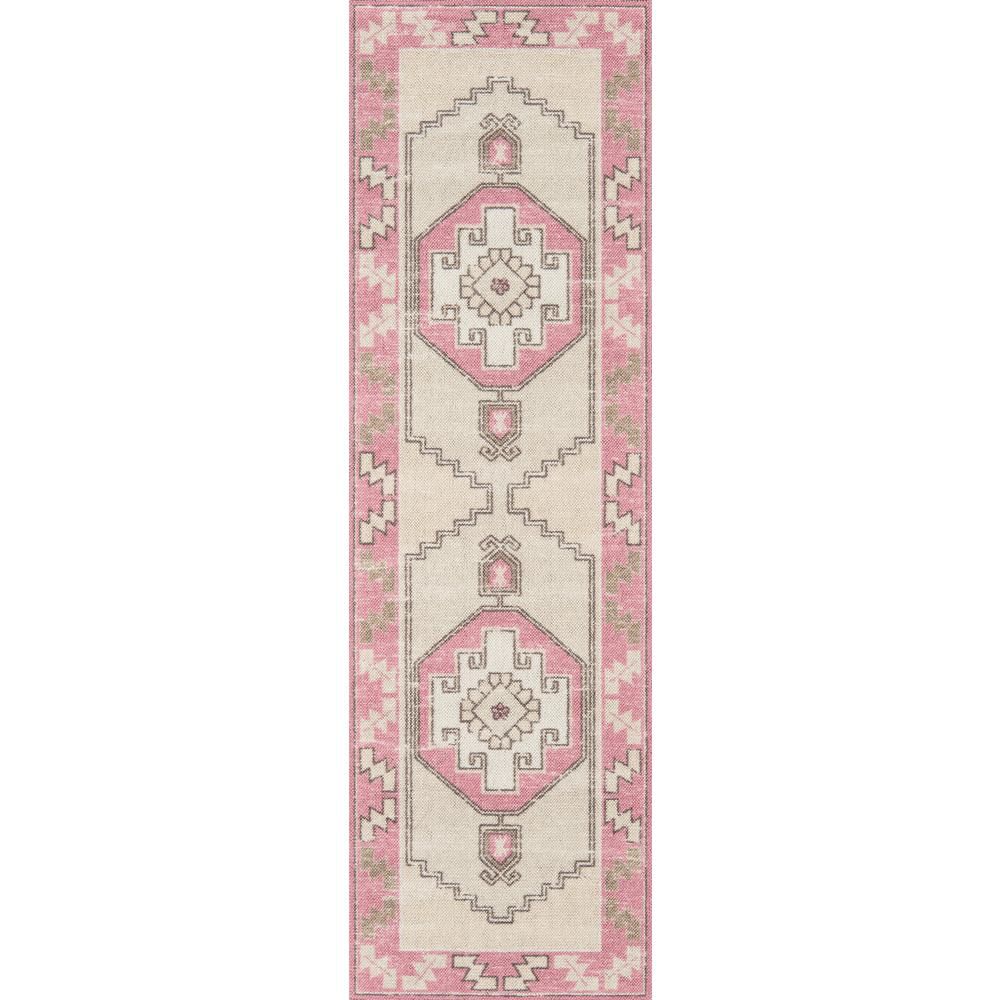 Anatolia ANA-2 Pink 2 ft. x 8 ft. Runner | The Home Depot