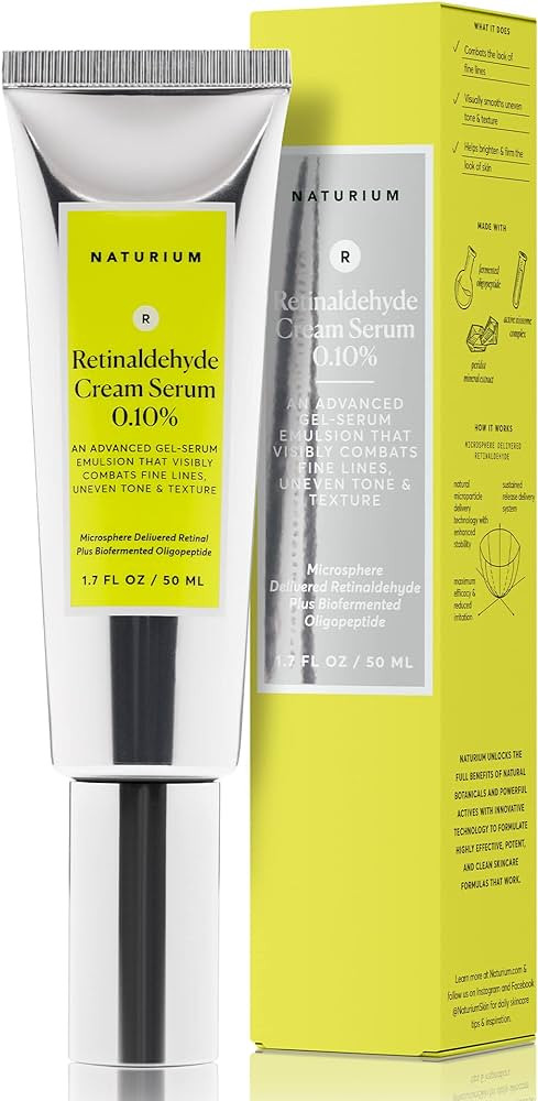 Naturium Retinaldehyde Cream Serum 0.10%, Advanced Anti-Aging & Smoothing Potent Face & Skin Care... | Amazon (US)