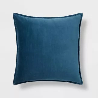 Cotton Velvet Square Pillow - Threshold™ | Target