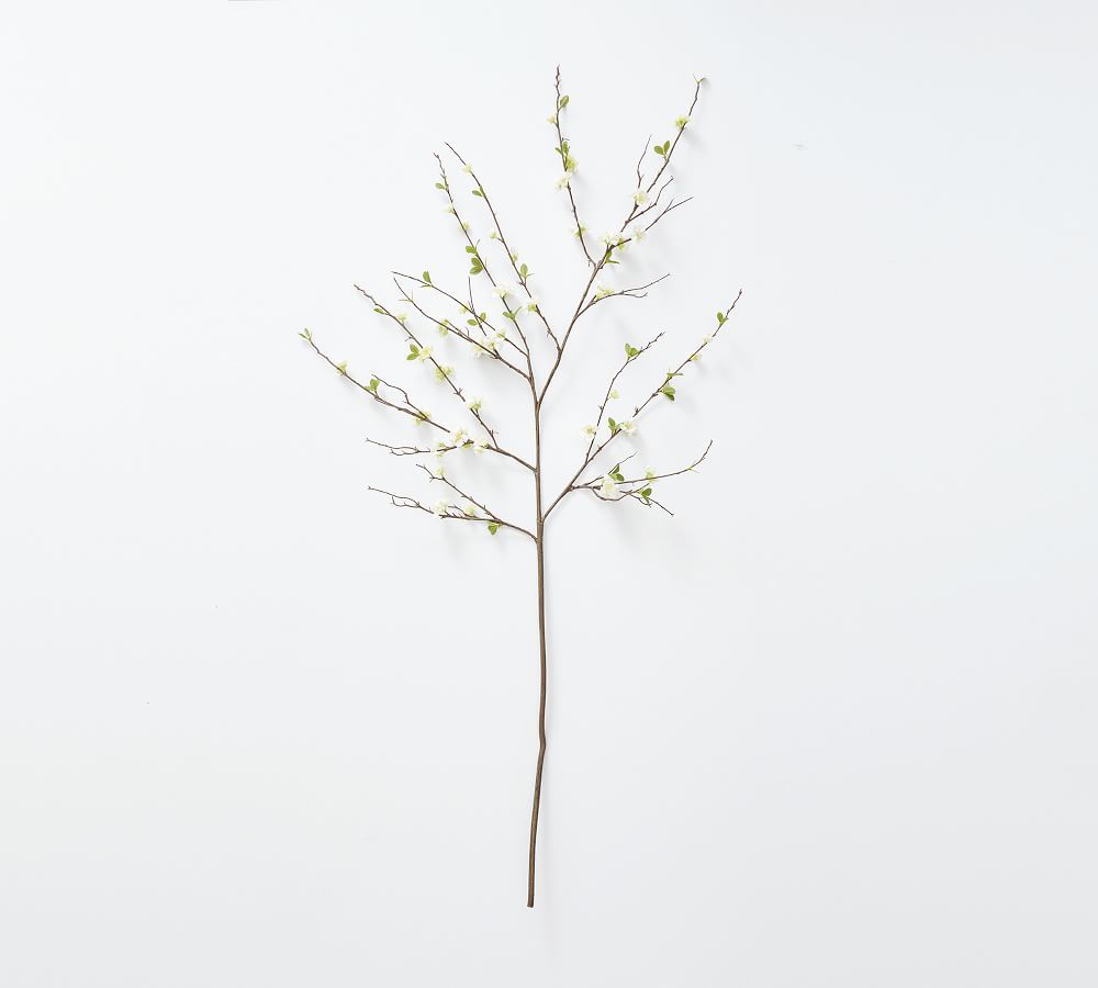 Faux White Blossom Branch | Pottery Barn (US)