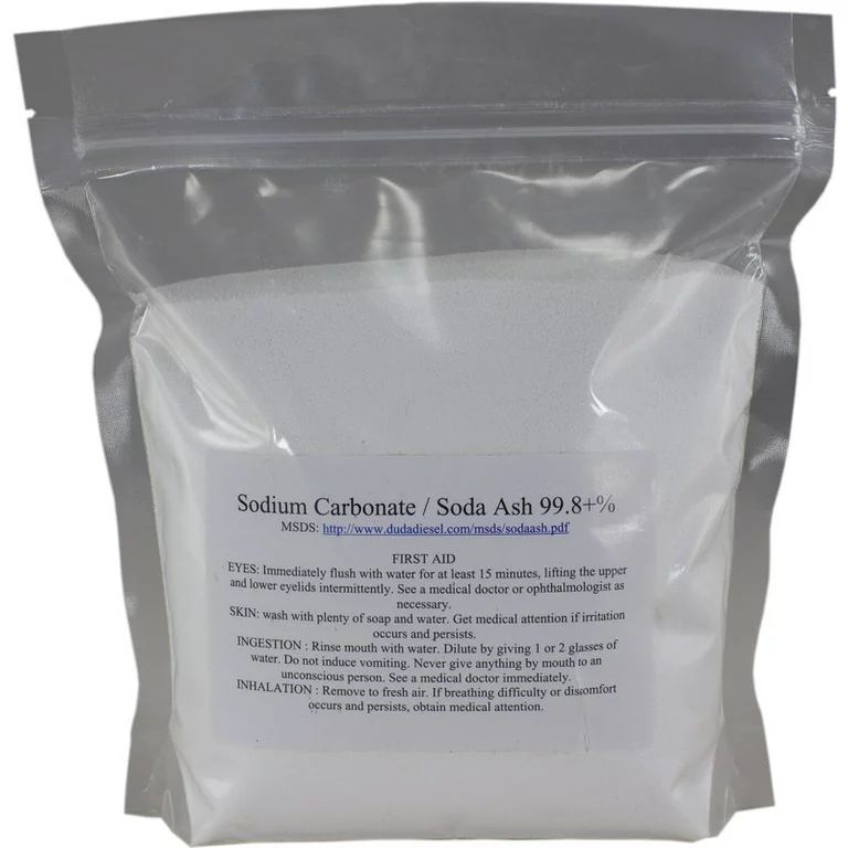 8 oz Pure Sodium Carbonate Dense Soda Ash Na2CO3 pH Adjust Chemical Spa Pool Cleaning Dishwasher | Walmart (US)