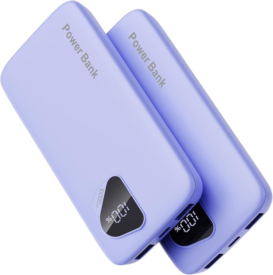 2026 2-Pack 10000mAh Portable Charger Battery Pack with Built in Cables | Amazon (US)