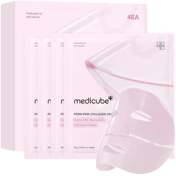 Medicube PDRN Pink Collagen Gel Masks, 4 Pack | Walmart (US)