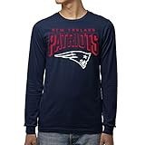 Junk Food Clothing x NFL - New England Patriots - Bold Logo - Unisex Adult Long Sleeve T-Shirt for Men and Women - Size X-Large | Amazon (US)