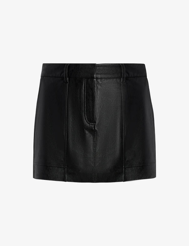 Faux Leather Utility Micro Mini Skirt | Commando®