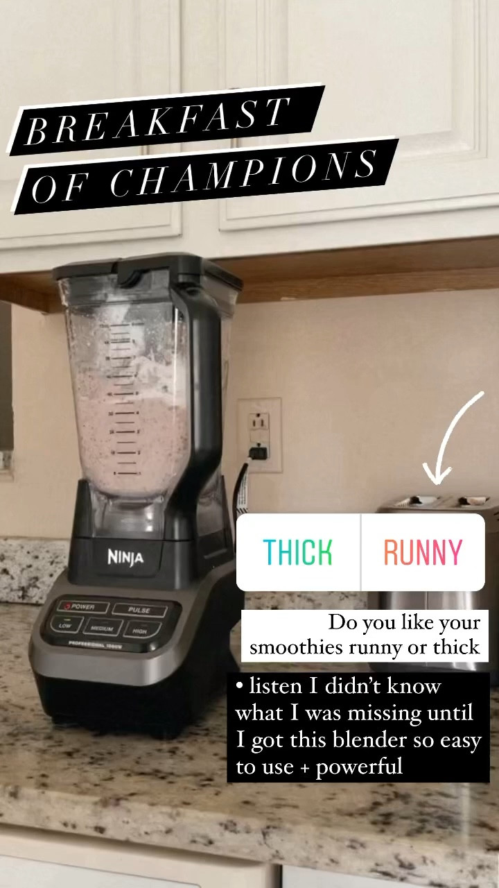 I genuinely didn’t realize how much easier mornings could be until I got a GOOD blender. If you’ve been looking for a powerful blender, smoothie blender, healthy breakfast essentials, kitchen must haves, or an easy way to stay consistent with healthier habits… this is SO worth it

#LTKHome #LTKdayinmylife #LTKmomlife