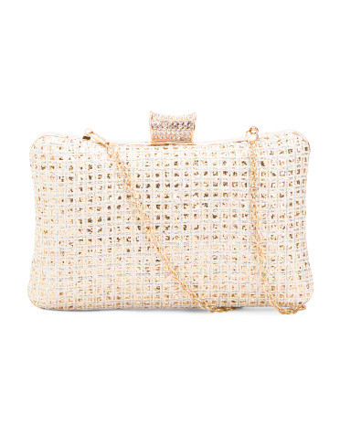 Evening Clutch With Chain Strap | TJ Maxx