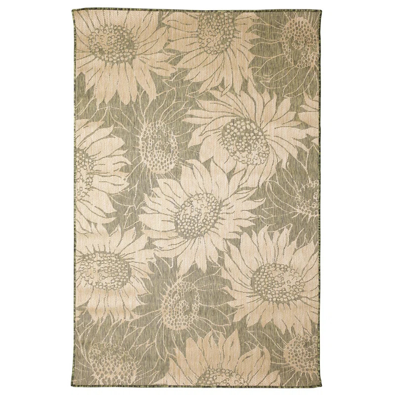 Vannoy Floral Indoor / Outdoor Rug | Wayfair North America