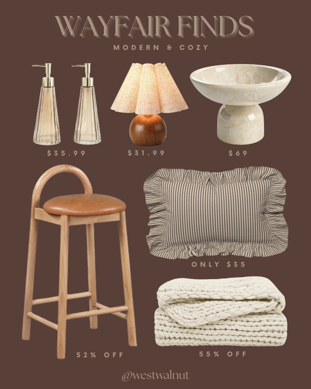 Some unique, budget friendly Wayfair finds to help you cozy up your home for fall! I’m loving the interesting shapes and textures of these decor pieces!

#wayfairfinds #homestylingtips #cozyhome #neutraldecor #falldecor #cozyfallhome #autumndecor #homefinds #affordabledecor

#LTKSeasonal #LTKHome