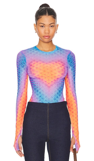 Kaylee Top in Cyber Heart | Revolve Clothing (Global)