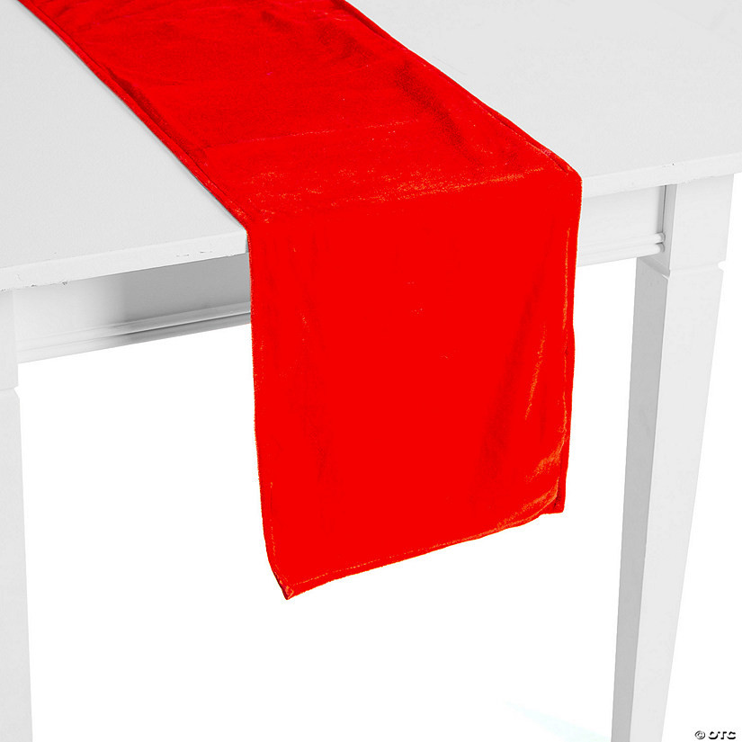 Red Velvet Table Runner | Oriental Trading Company