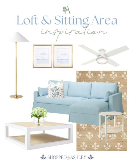Loft/sitting room inspiration I am using for my own home! This is the HYLTARP sofa with chaise in Kilanda pale blue from IKEA! 

Coastal grandmillennial, Grandmillennial home, coastal grandmother, Nancy Meyers, living room inspiration, Serena and lily, Target home, Amazon home, budget friendly 

#LTKstyletip #LTKhome #LTKxTarget