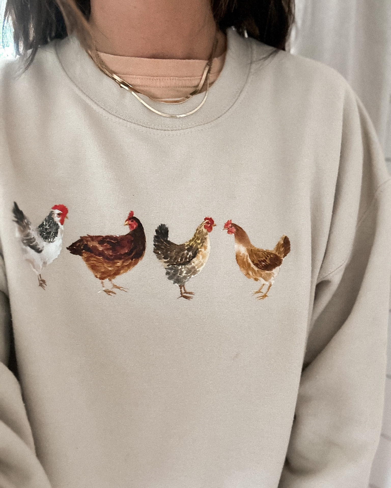 chicken lady sweatshirt on sale for $19! Tons of colors. Unisex sizing. Fall outfits, crew neck, sweatshirt season 

#LTKfindsunder50 #LTKfamily #LTKsalealert