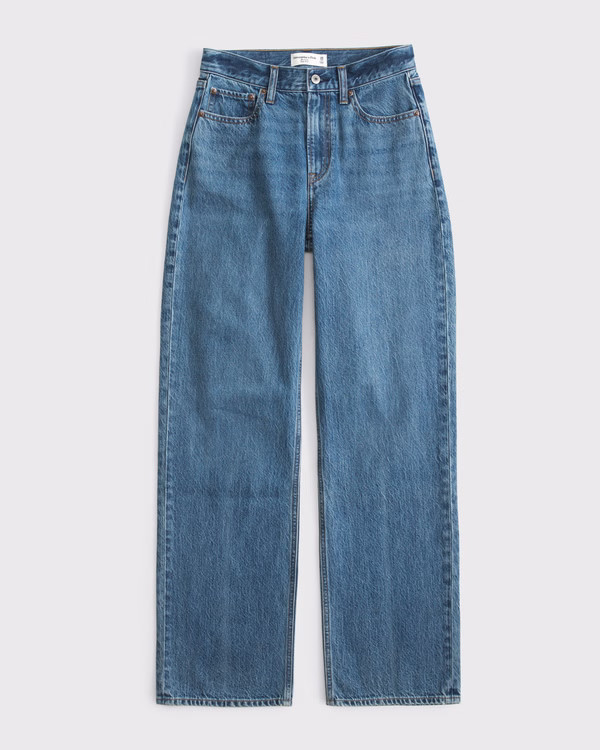 High Rise Loose Jean | Abercrombie & Fitch (UK)