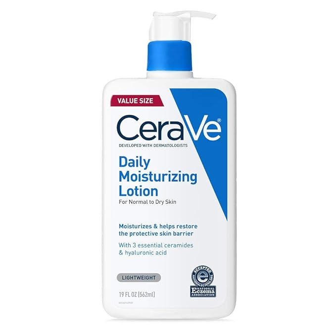 CeraVe Daily Moisturizing Lotion for Dry Skin | Body Lotion & Facial Moisturizer with Hyaluronic ... | Amazon (US)