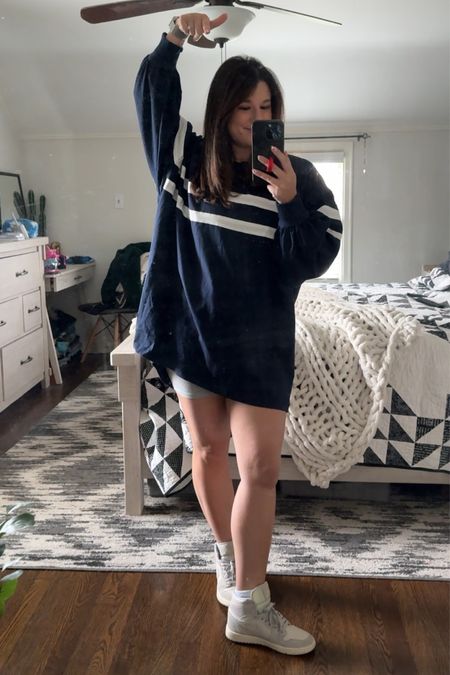 Weekend comfy bump style
LS: small
Romper: small
Sneakers: EU 37

Bump style, free people, oversized shirt, free people finds, air jordans, sneaker outfit, off white sneakers, high top Nikes 


#LTKbump #LTKfindsunder50 #LTKstyletip