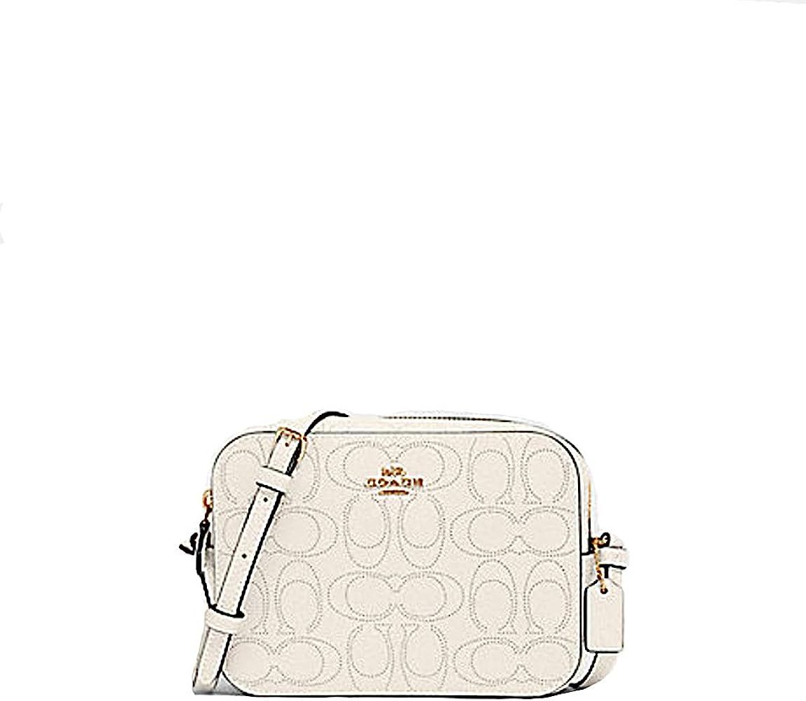 Coach NY Perforated Leather Crossbody Signature Camera Bag - #2403 - Chalk | Amazon (US)