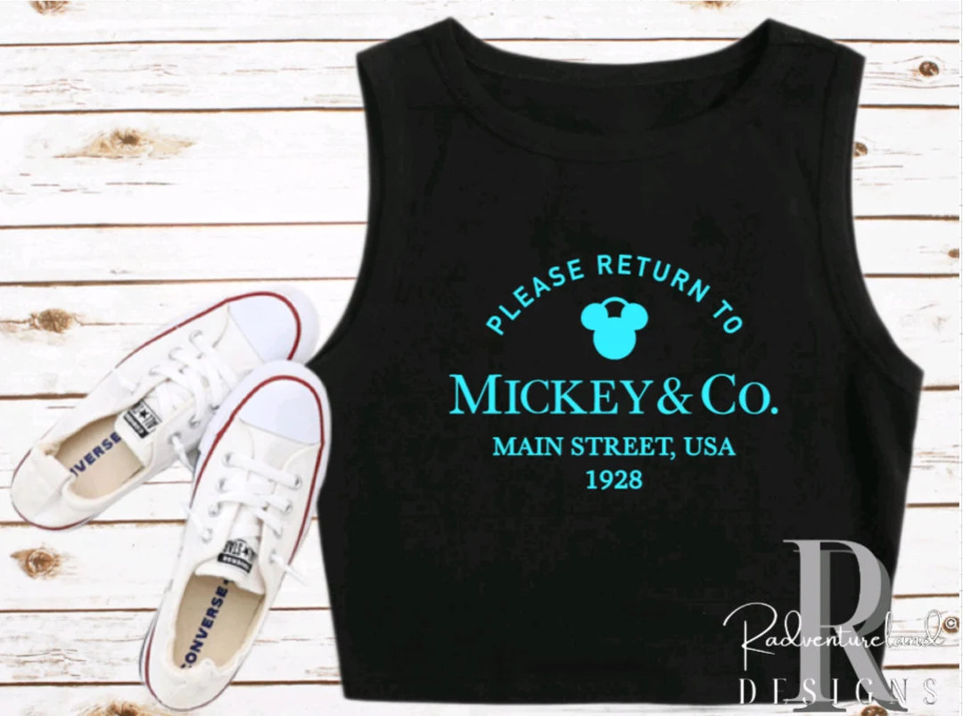 Return to Mickey Mouse & Company Crop Tank Disney Shirts Croptop Disney Tank AK WDW - Etsy | Etsy (US)