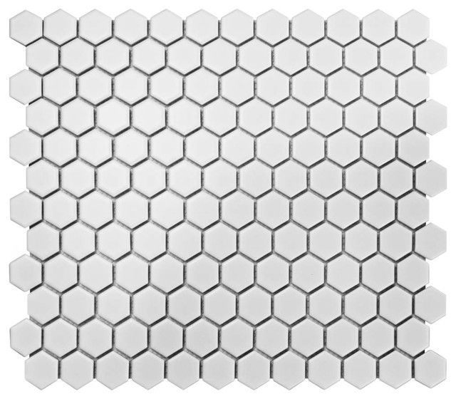 https://www.houzz.com/product/46790483-1025x1175-weller-mosaic-wall-floor-tiles-set-of-10-matte-whit | Houzz 