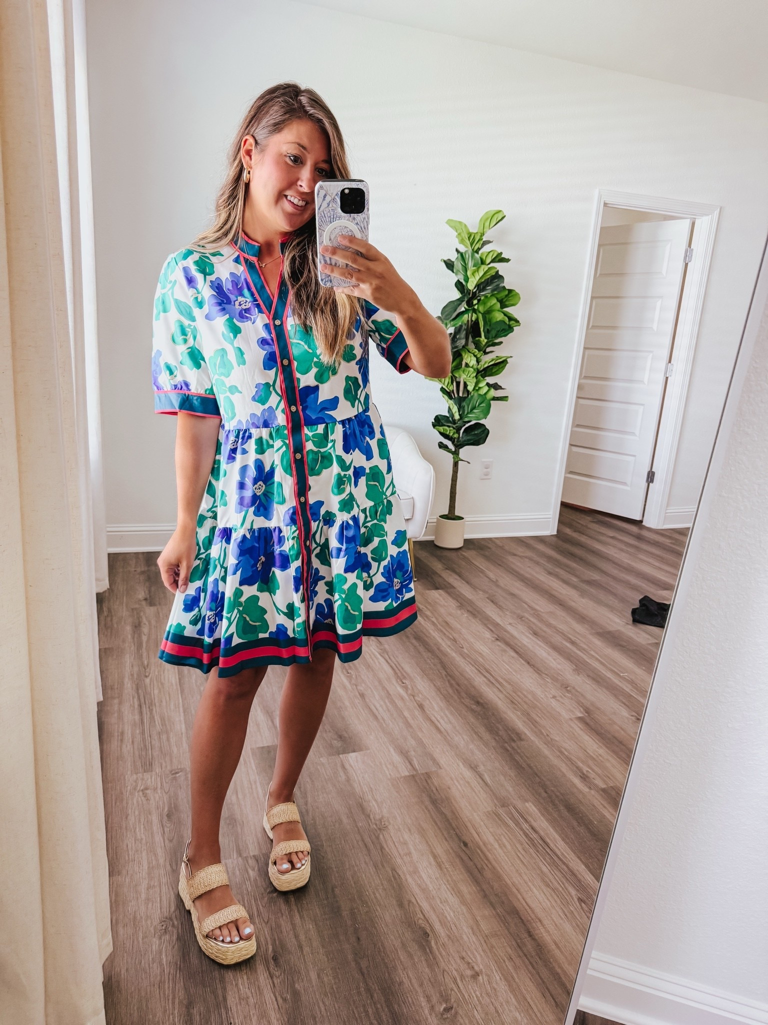 Summer dress, floral dress 

Wearing medium