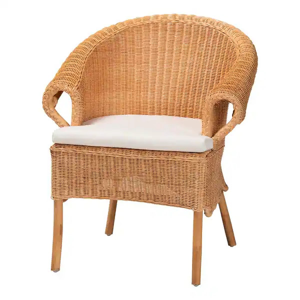 Tamara Bohemian Braided Honey Rattan Dining Chair - Bed Bath & Beyond - 42139010 | Bed Bath & Beyond