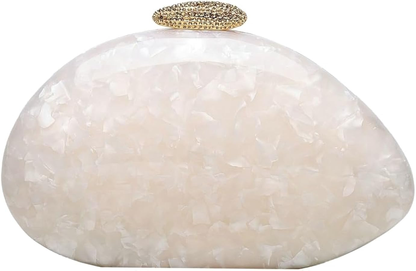 Shell Acrylic Clutch Purses For Women Chic Evening Bag Designer Crossbody Handbags for Wedding Pr... | Amazon (US)