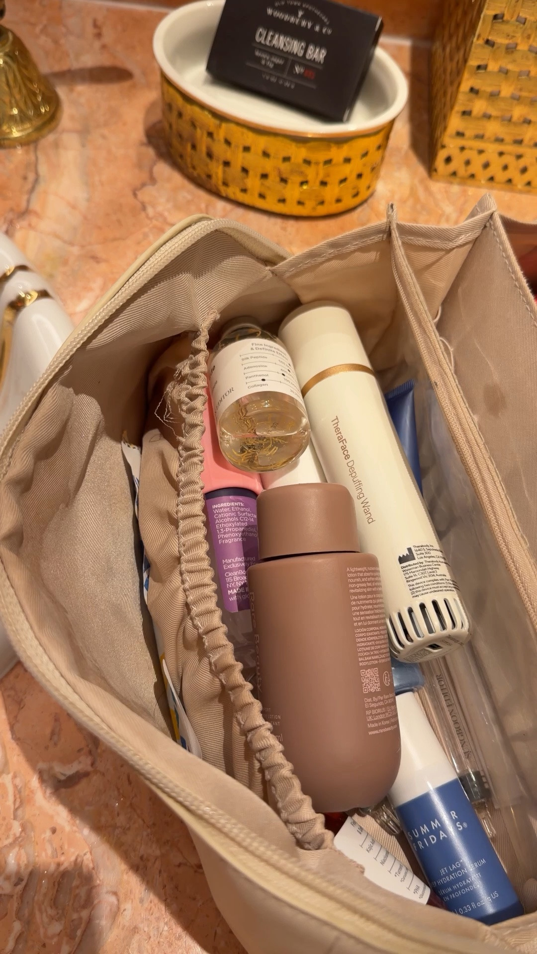 Your sign to grab Sephora minis before your next trip 🙌 Dermalogica + Summer Fridays travel sizes are non-negotiable for me — all tucked into this bag that somehow fits it all

travel bag / cosmetic organizer / Sephora minis / Dermalogica / Summer Fridays / travel beauty essentials / toiletry bag / packing tips / travel favorites / travel skincare

#LTKgrwm #LTKBeauty #LTKTravel