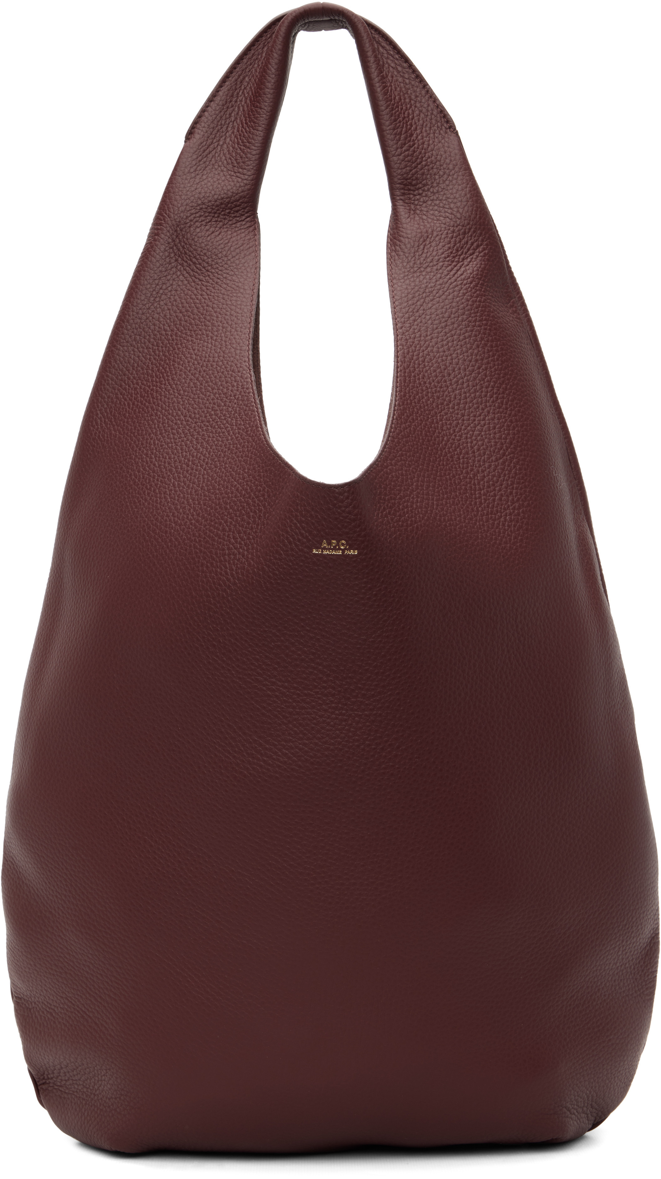 A.P.C. Burgundy 'Le Neige' Bag | SSENSE