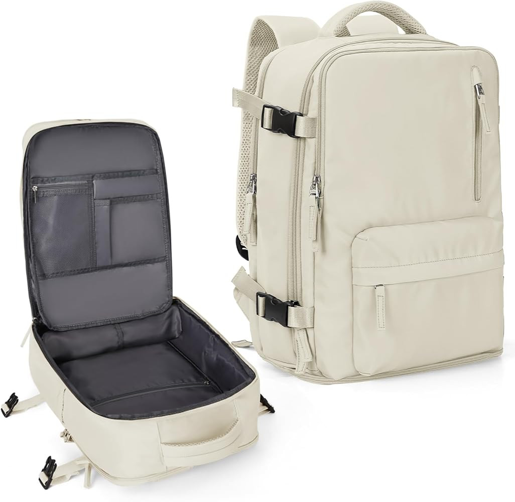 coowoz Travel Backpack For Women Men Airline Approved,Black Carry On Backpack,Hiking Laptop Colle... | Amazon (US)