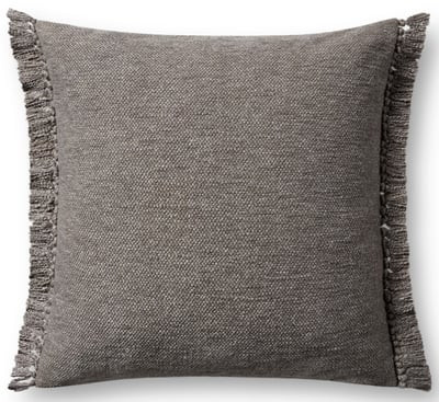 Jett Pillow PMH-0063 Grey Cotton | Rugs Direct