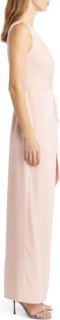 Side Bow One Shoulder Gown | Nordstrom