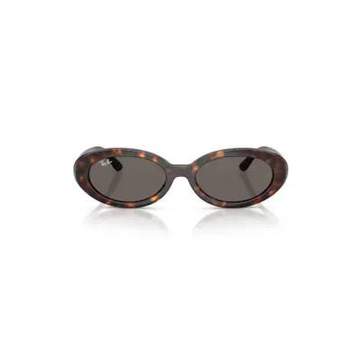 Ray-Ban Oval Sunglasses in Havana /Dark Grey at Nordstrom | Nordstrom