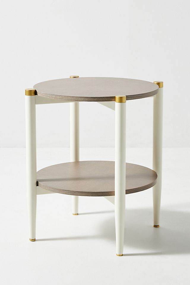 Geo-Marquetry Side Table | Anthropologie (US)