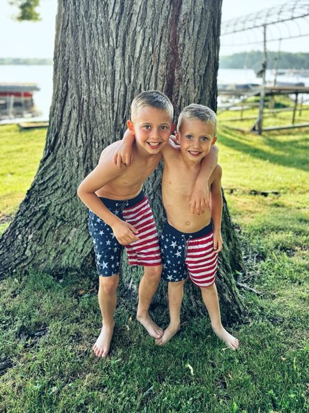 Every boy needs some American flag swim trunks!!!! I always grab a pair for them each summer!!!! This pair is under $10!!!

#LTKKids #LTKFindsUnder50 #LTKStyleTip