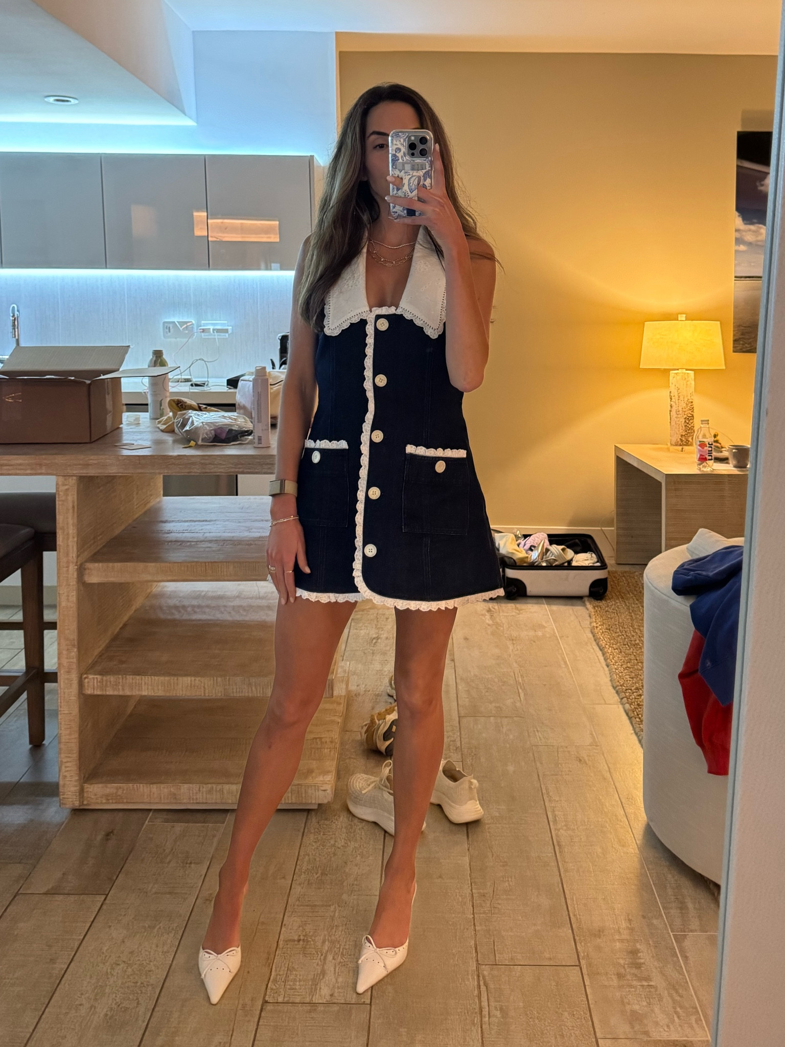 Love this dress, wearing a size small but runs big. I would rec sizing down

#LTKparties #LTKshoecrush #LTKSeasonal