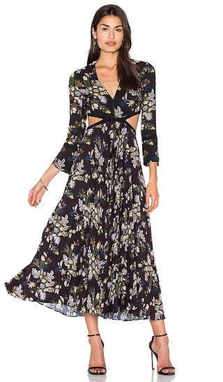 A.L.C. Josefa Dress in Black Multi | Revolve Clothing