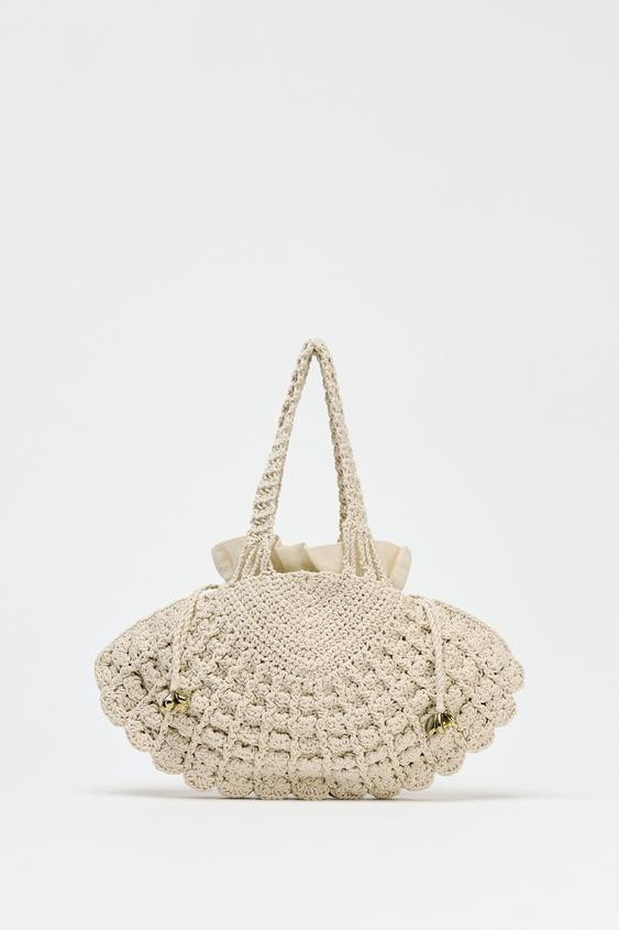 CROCHET SHELL BAG | Zara UK