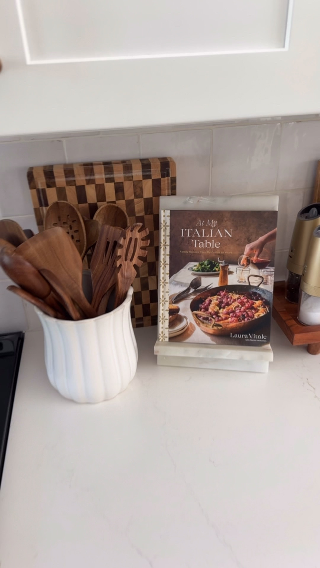 My favorite recent $13 find from Walmart! This new pioneer woman Line is gorgeous! ￼Also include the cookbook and stand, my favorite wooden utensils, and cutting board option!￼

#LTKHome #LTKOver40 #LTKmomlife