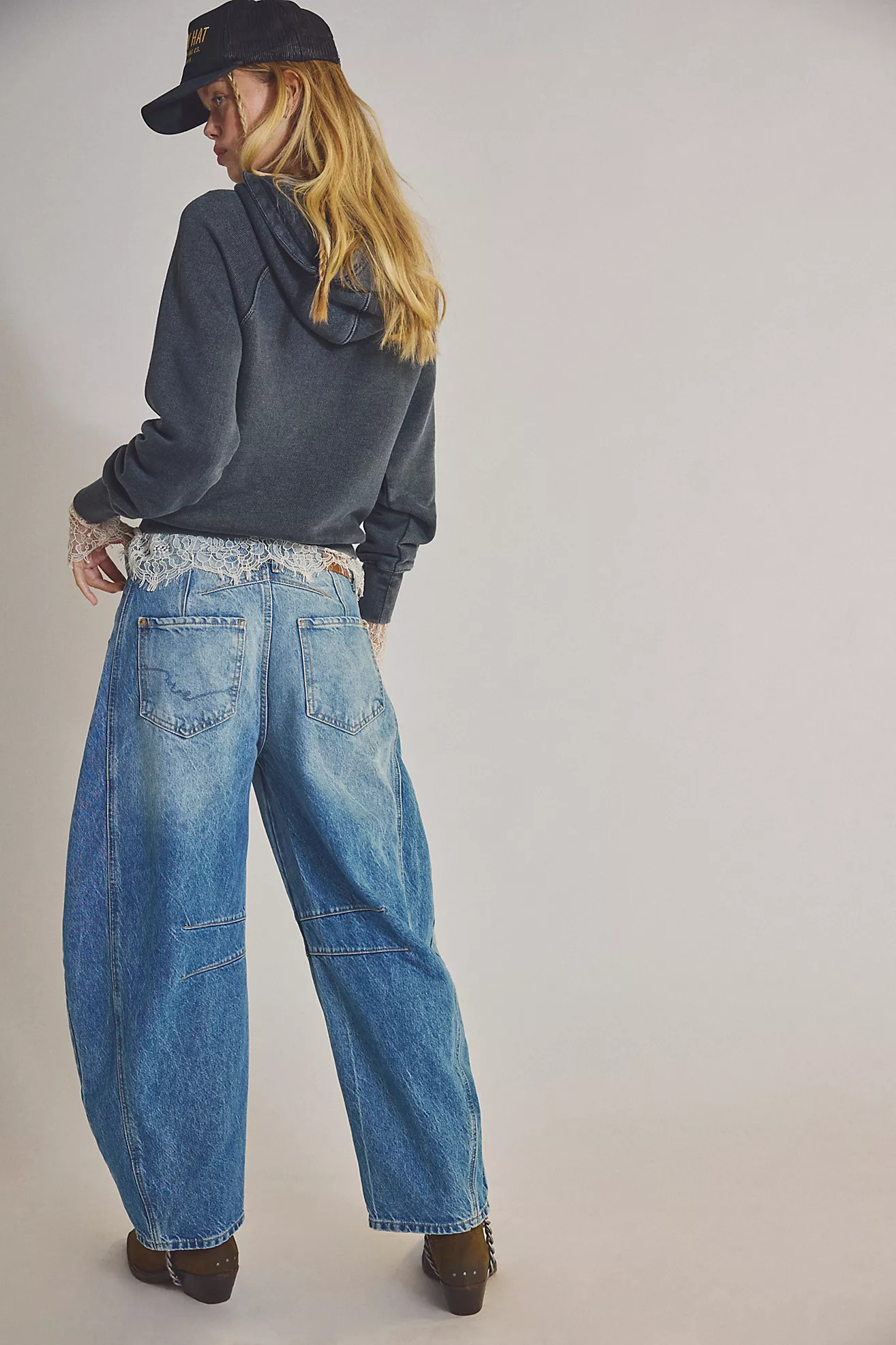 We The Free Good Luck Mid-Rise Barrel Jeans | Free People (Global - UK&FR Excluded)