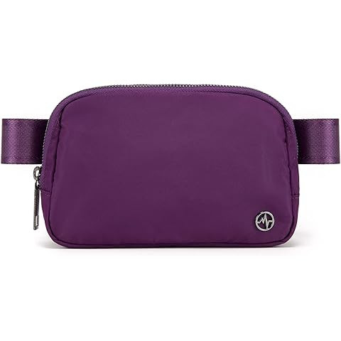 Pander Belt Bag Large 2L, Nylon Fanny Pack Purse for Women and Men with Adjustable Strap | Amazon (US)